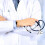5Pcs White Plastic Stethoscope Name Tag Dual-Sided Id Clip Lightweight 8