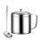 1 Set Ölbehälter, Küchenölfilter, Ölfiltertopf Mit Löffel (Silber) 8
