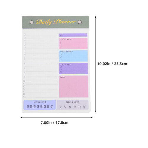 Creative Daily Schedule Planner Abreißblock Für Berufstätige 1