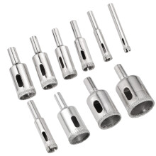 2 Set Mit 20 Emery Glasbohrer Multifunktionales Lochbohrer Kit