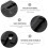 Surfplank Fin Splitter Snap-Type Basis Accessoire Duurzaam Zwart 11