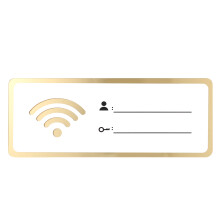 Akrylowa Tablica Wifi do Ponownego Zapisywania Dane i Hasła