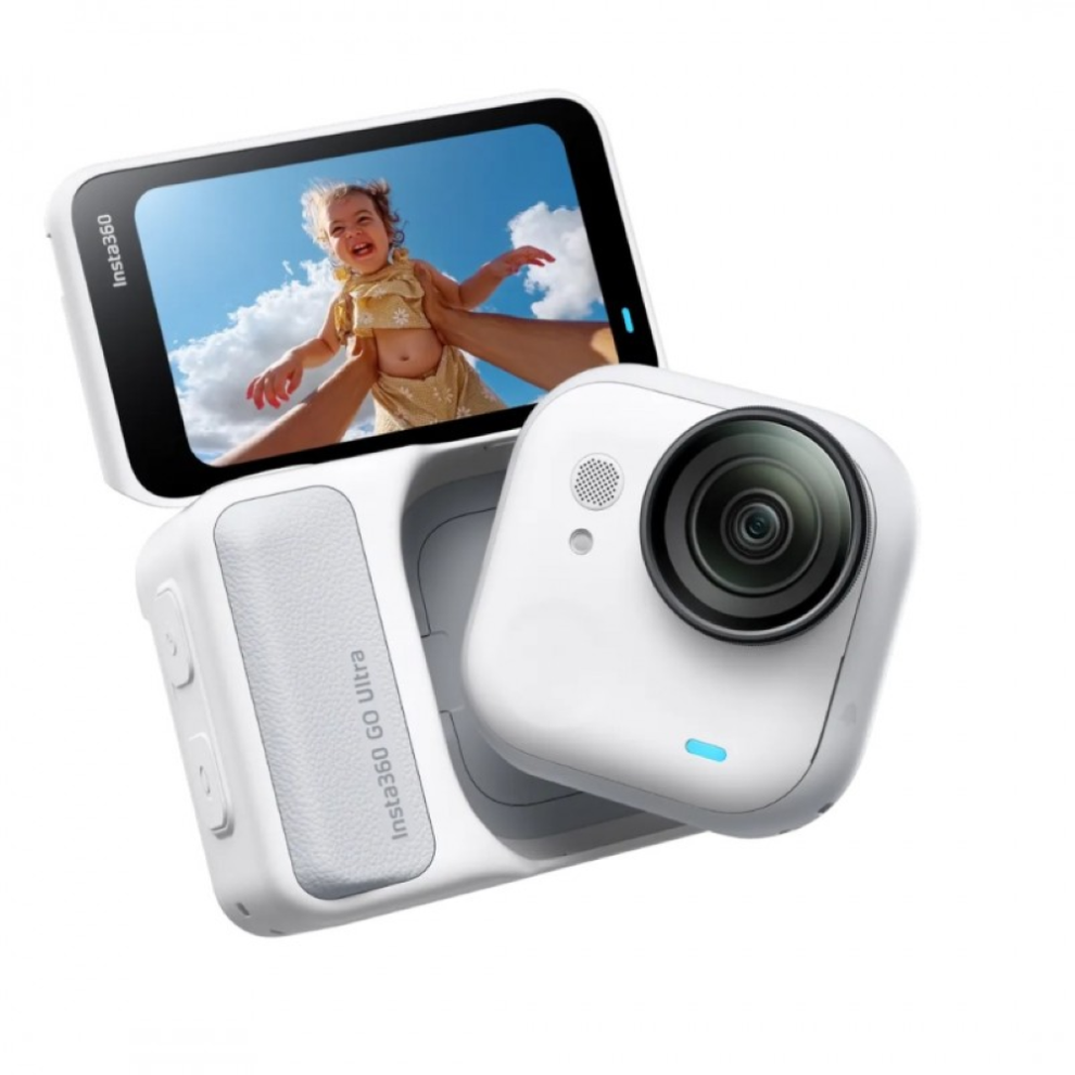 ‎Insta360 Insta360 Go Ultra Tiny Hands-Free 4K Cam (Standard Bundle) Arctic White