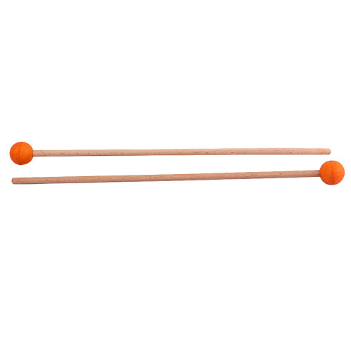 Bell Mallets Percussion Ahornholz 1 Paar Orange
