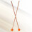 Bell Mallets Percussion Ahornholz 1 Paar Orange 7