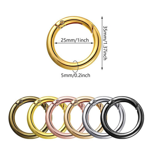 18 Runde Karabiner Schnappverschlüsse Für Gurte 1