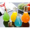 Glasflasche Saft Kupferdraht Lampe 10