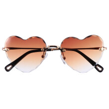 1St Rahmenlose Sonnenbrille Mit Dicken Kanten Und