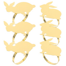 6 Kaninchen Serviettenhalter