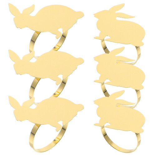 6 Kaninchen Serviettenhalter