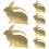 6 Kaninchen Serviettenhalter 7