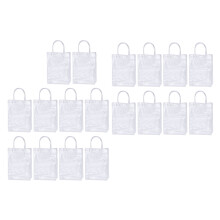 18Stk PVC Tragetasche Rotweintasche Praktische Klare Kunststofftasche