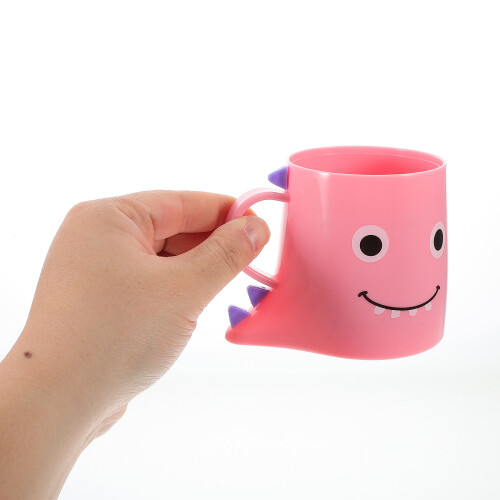 2 tazas plástico dibujos para cepillo 2