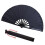 Vouwbare Fan Handbediend Zwart 1 Set 6