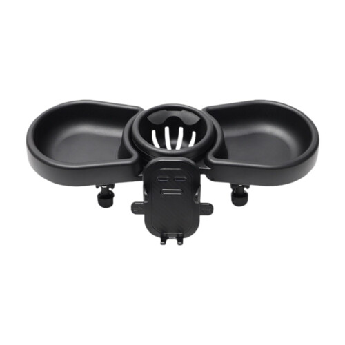 Stroller Tray Attachment Fits Most Strollers Cup Holder Tray Black Universal Fit