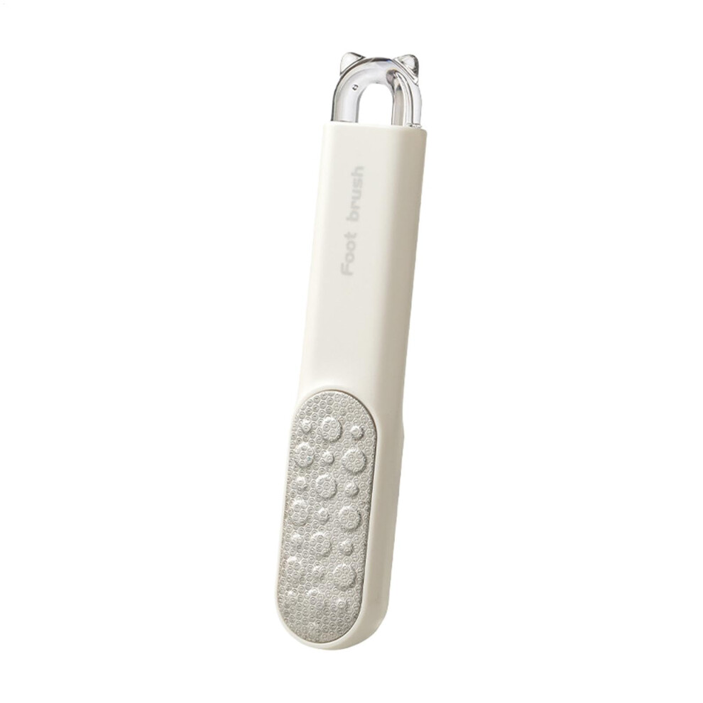 Grey Foot Scrubber Portable Foot Exfoliating Tool Callus Remover For Dead Skin Foot Cleaning Brush