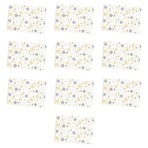 Weihnachts-Rentier-gemustertes doppelseitiges-Stil H