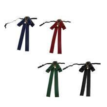 4 Stuks Damestropdas Schoolstijl Elastisch Kleding Accessoire