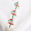 100 Stück Weihnachts-Schneemann-Charm-Perlen, klare-A 5