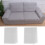 2Pcs Non-Woven Disposable Bed Sheets White Lightweight Travel 9