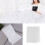 2Pcs Non-Woven Disposable Bed Sheets White Lightweight Travel 6