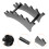 Kunststoff Stiftehalter Schwarz 3er Set 2