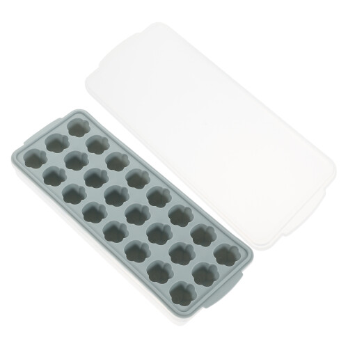 Silikon Eiswürfelform Mit Deckel Wiederverwendbar Für 1 Set