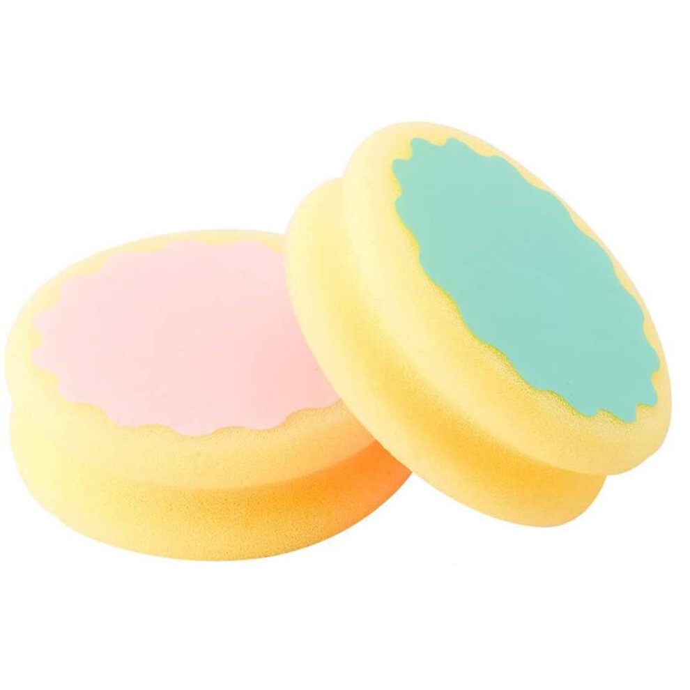 Pink Magic Painless Hair Removal Depilation Sponge Pad 2 Pieces For Leg And Arm Hair Remover Soft Sponge Reusable