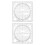 2 . Schablone Mathematik Zeichenlineal Multifunktional 1