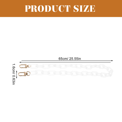 Handle Bag Kette Acryl 2 Stk 2