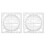 2 . Schablone Mathematik Zeichenlineal Multifunktional 3