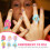 24 unid. anéis pvc, decorativos e lembrancinhas 9
