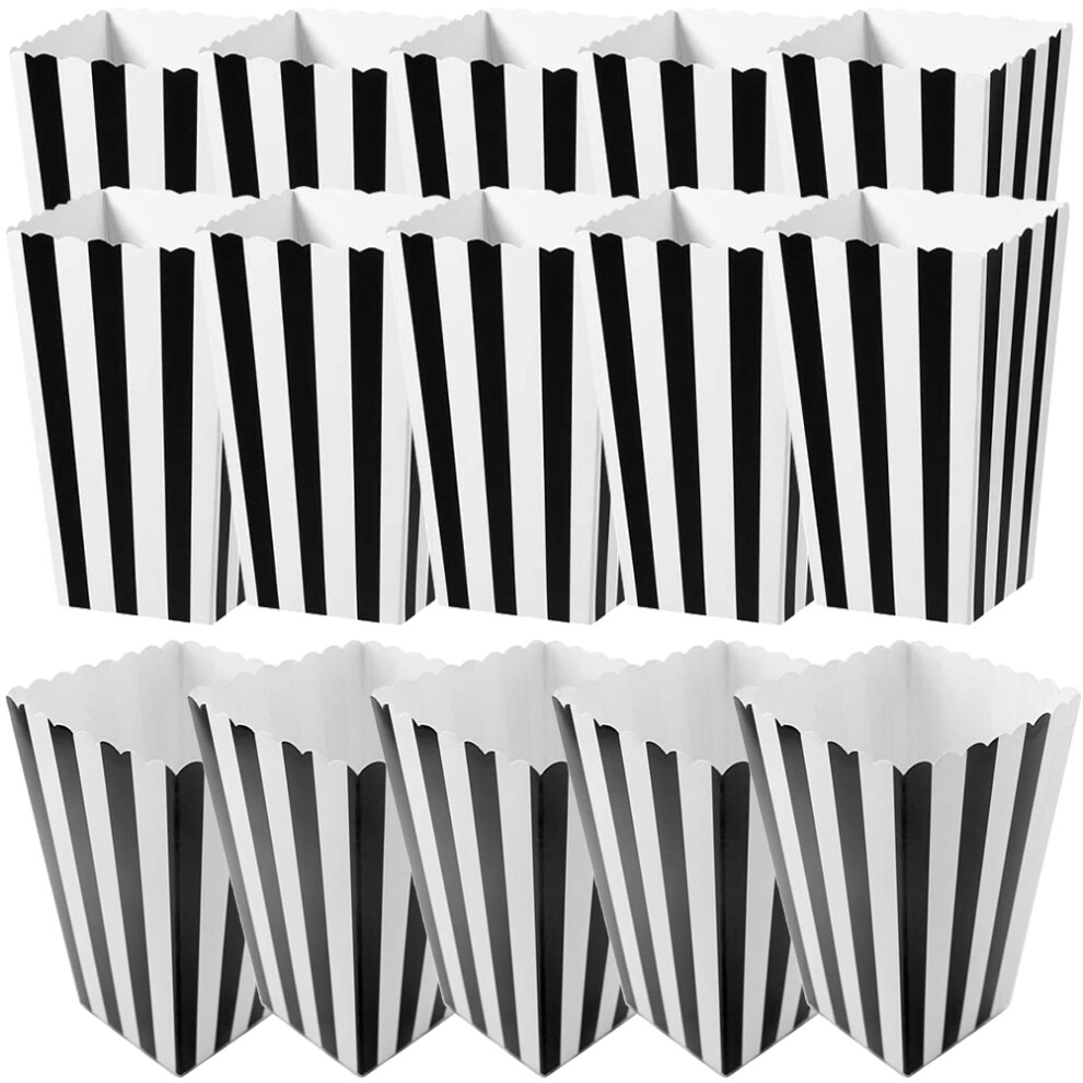 36 Szt. PudełEk Papierowych Na Popcorn, SłOdycze I Cukierki Do-image