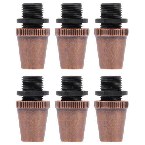 6 Unidades Suporte Fixação Para Com Presilha E Conector