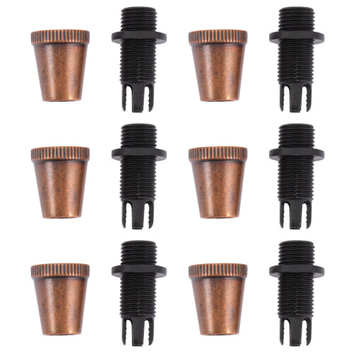 6 Unidades Suporte Fixação Para Com Presilha E Conector 2