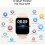 Bluetooth Smart Watch 1.8 HD Fitness Tracker Black 6