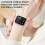 Bluetooth Smart Watch 1.8 HD Fitness Tracker Black 8