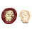 Seal Stamp Head with Christmas Pattern for-Bear Christmas hat 1