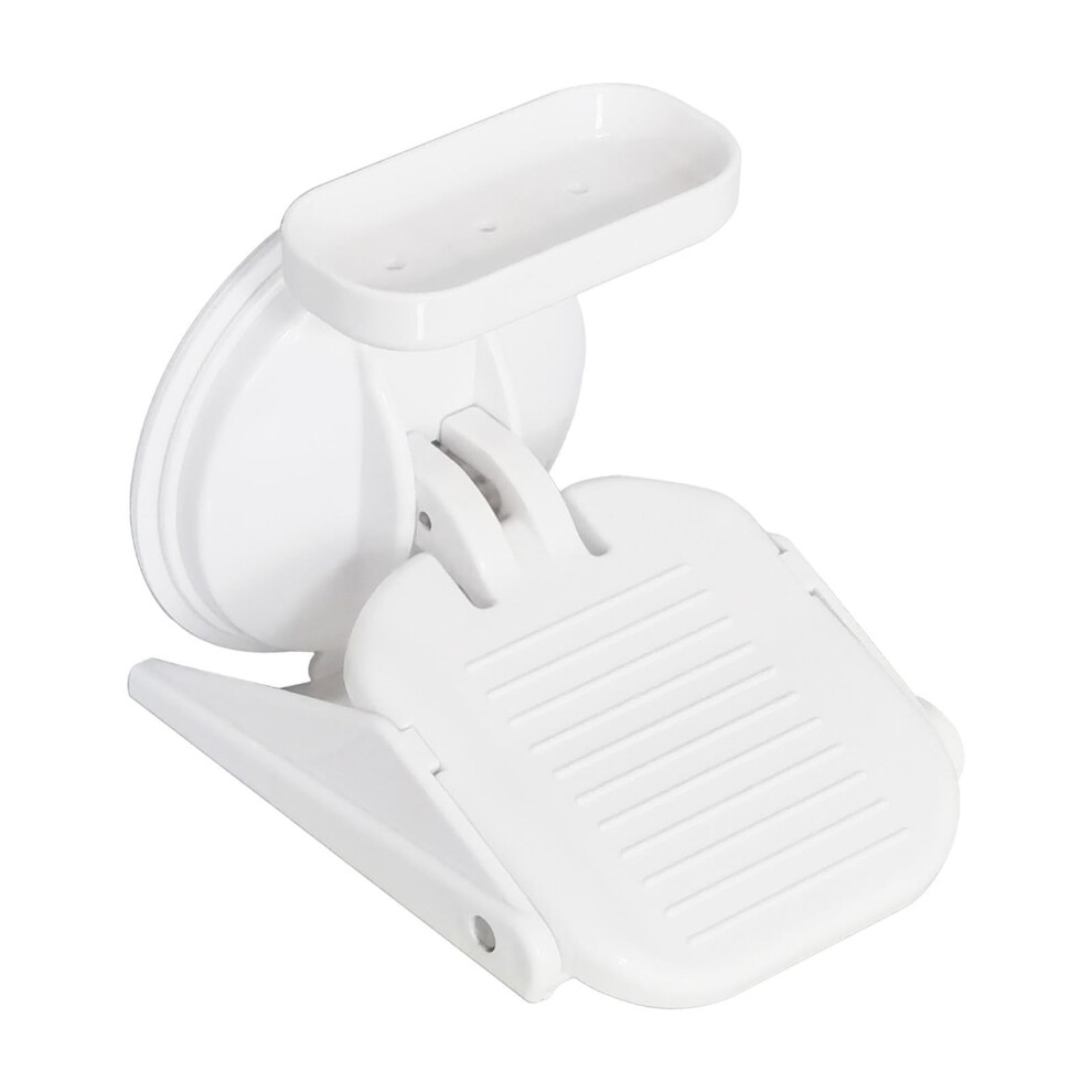 Bathroom Shower Footrest Suction Cup, Compact Leg Shaving Aid, Grip Holder Pedal, For Toilet Use, Women And Men, Home Use