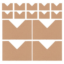 20Stk Bilderrahmen Ecken Schutz Für Scrapbooking Fotoalbum Journaling