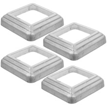 4 Stuks Postrok Kolom Omhulsel Veranda Dekpost Basis Huls Metalen