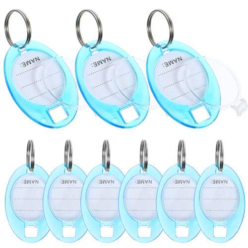 50 Stuks Sleutelhanger Met Plastic Labelvenster