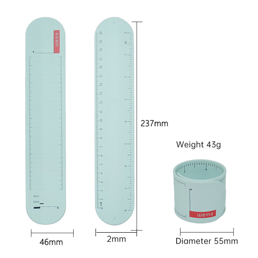 Wearable Notepad Silicone Wrist Band Waterproof To-Do List Ruler-image-OPC-PMBYVMF-NEW