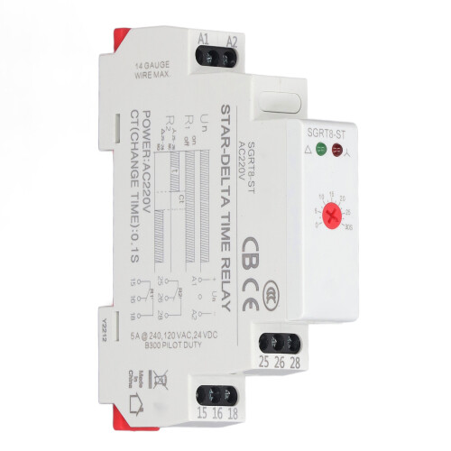 Zwischenrelais 5A AC mit LED-Anzeige