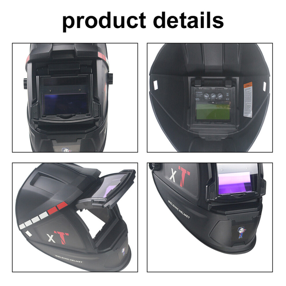 Solar Power Automatic Dimming Welding Mask Headmounted Protective 323163326306