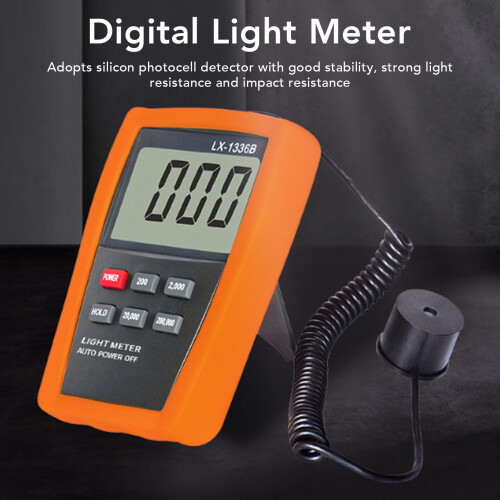 LCD Digital Illuminance Light Meter Auto Power Off