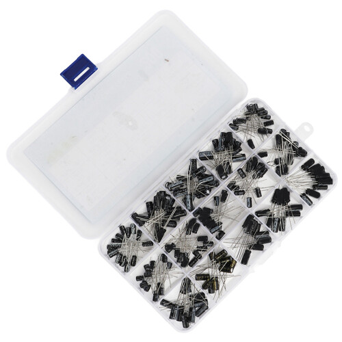 200PCS 15 Value Electrolytic Capacitor Kit 0.1-220UF 2