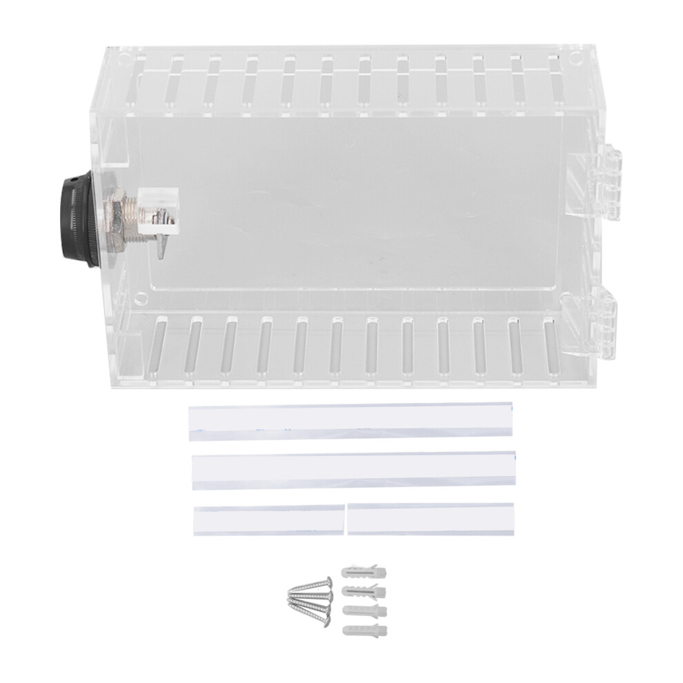 Thermostat Lock Box Tamperproof Clear Acrylic Wall Guard 7X4.5in 323163320113