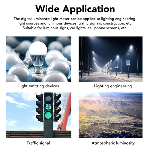 LCD Digital Illuminance Light Meter Auto Power Off 2