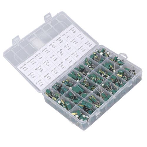 460-tlg. Elektrolytkondensator-Set 6,3V-50V Grün 2